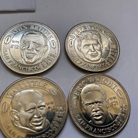 San Francisco 49ers then and now 1994-95 collectable coins 10 of 20 Lot #17 - Picture 7 of 12
